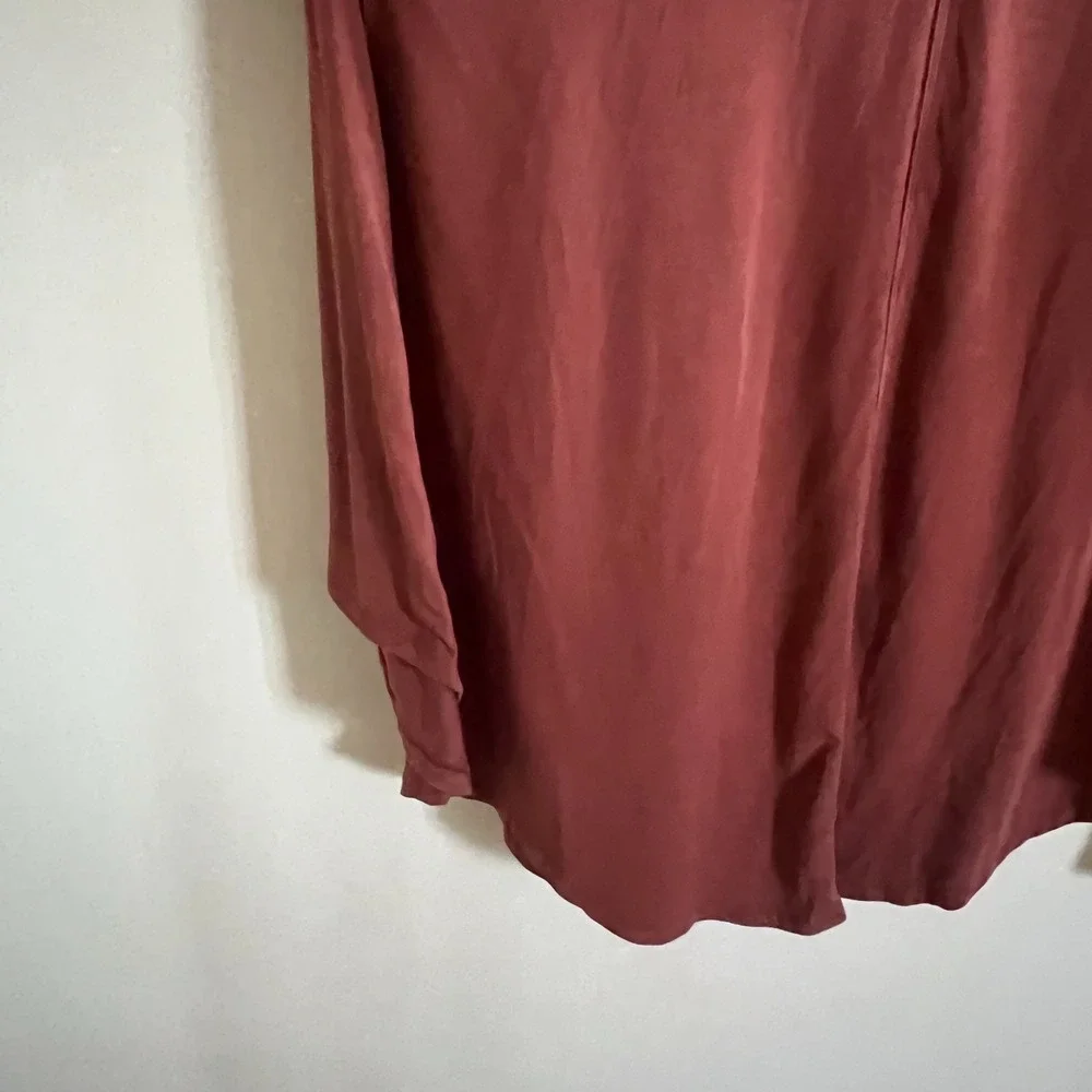 Lululemon Oversized Loose fit Longsleeve scoopneck top burnt orange‎ Athleisure